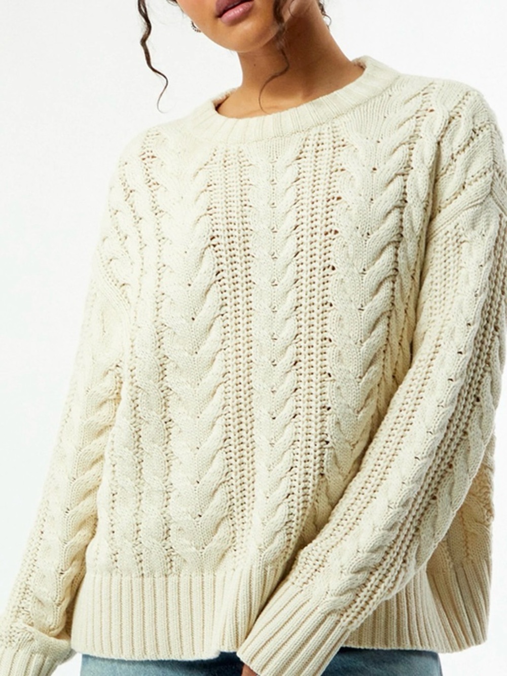 PacSun Your Favorite Rory Cable Knit Sweater